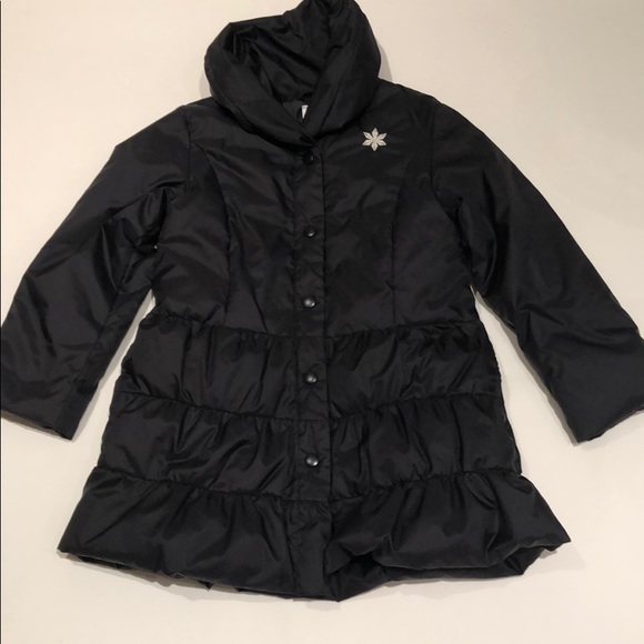 Gymboree girls black jacket with snowflake(new) - Picture 2 of 6